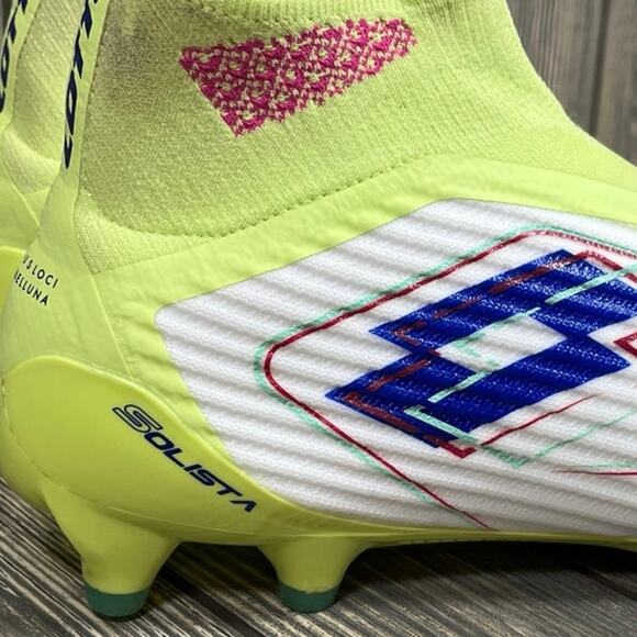 Lotto Solista 100 Gravity VIII FG Unisex Soccer Futbol Cleats M10.5‎ W12 220556